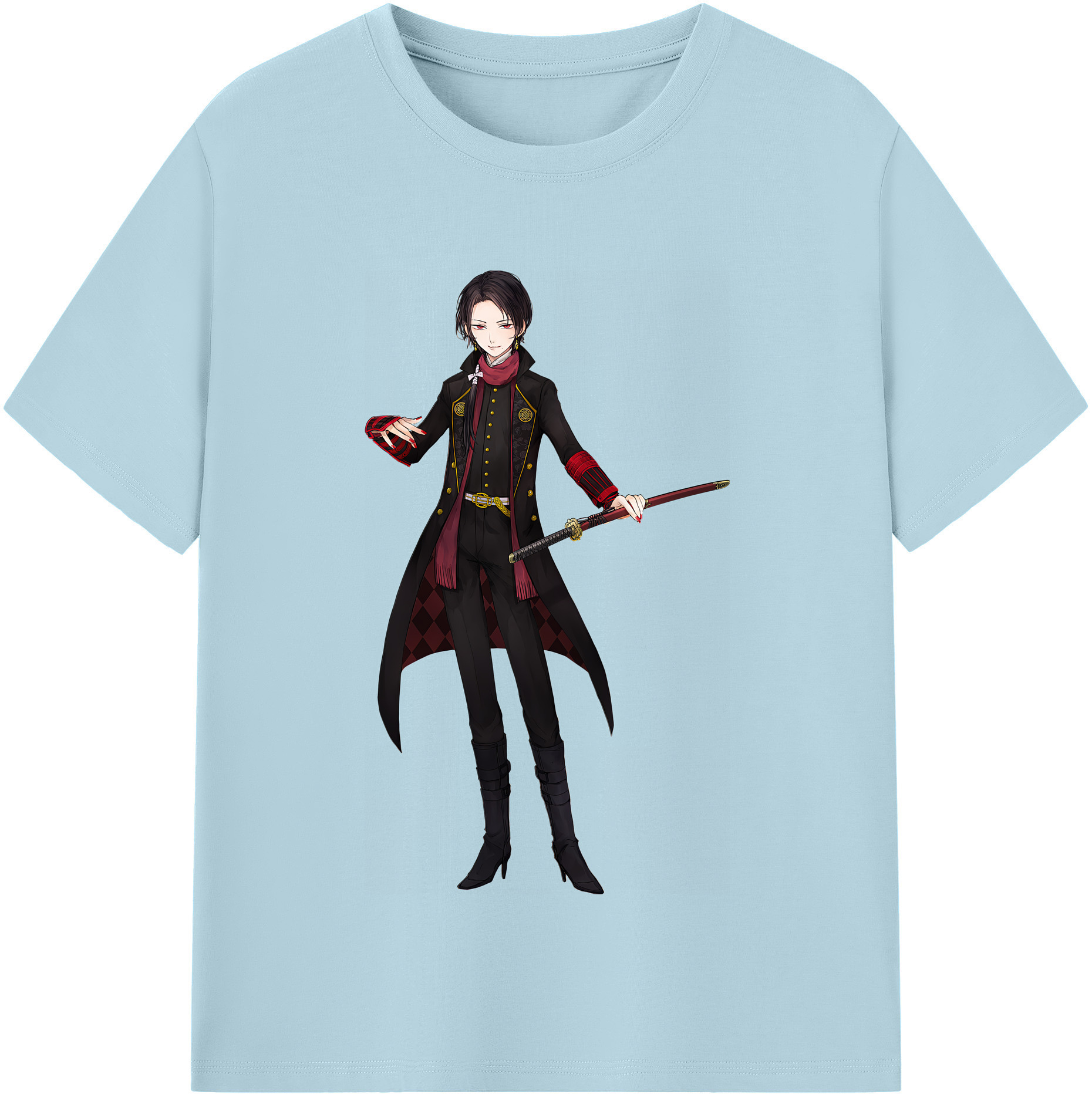（画像用） 刀剣乱舞 Touken Ranbu 綿100％半袖Tシャツ（フロントプリント）
